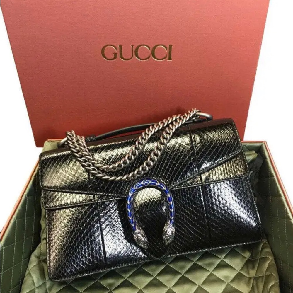 🔥🔥🔥🔥GUCCI Black Python Dionysus 🔥🔥🔥